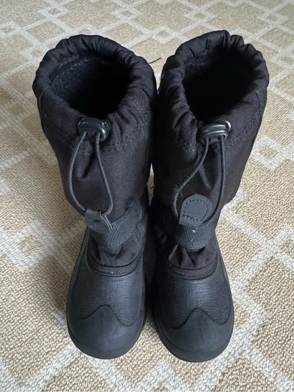 Kamik Insulated Waterproof Snow Winter Boots Black Kids Size 13